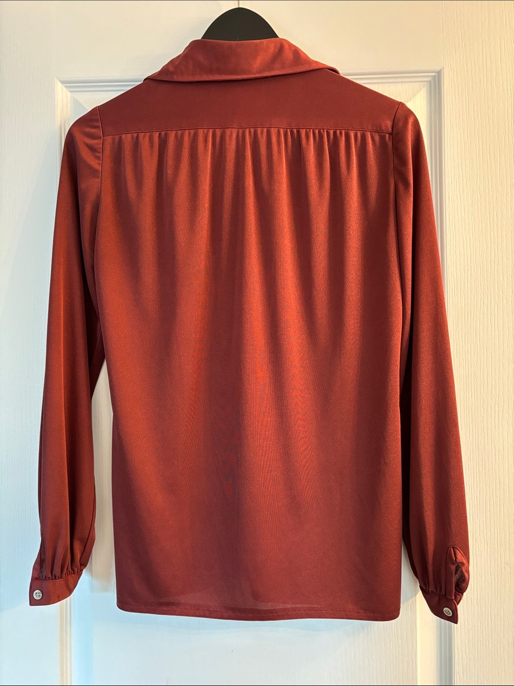 Ports Women's Button-Front Shirt in Rust - Picture 2 of 4